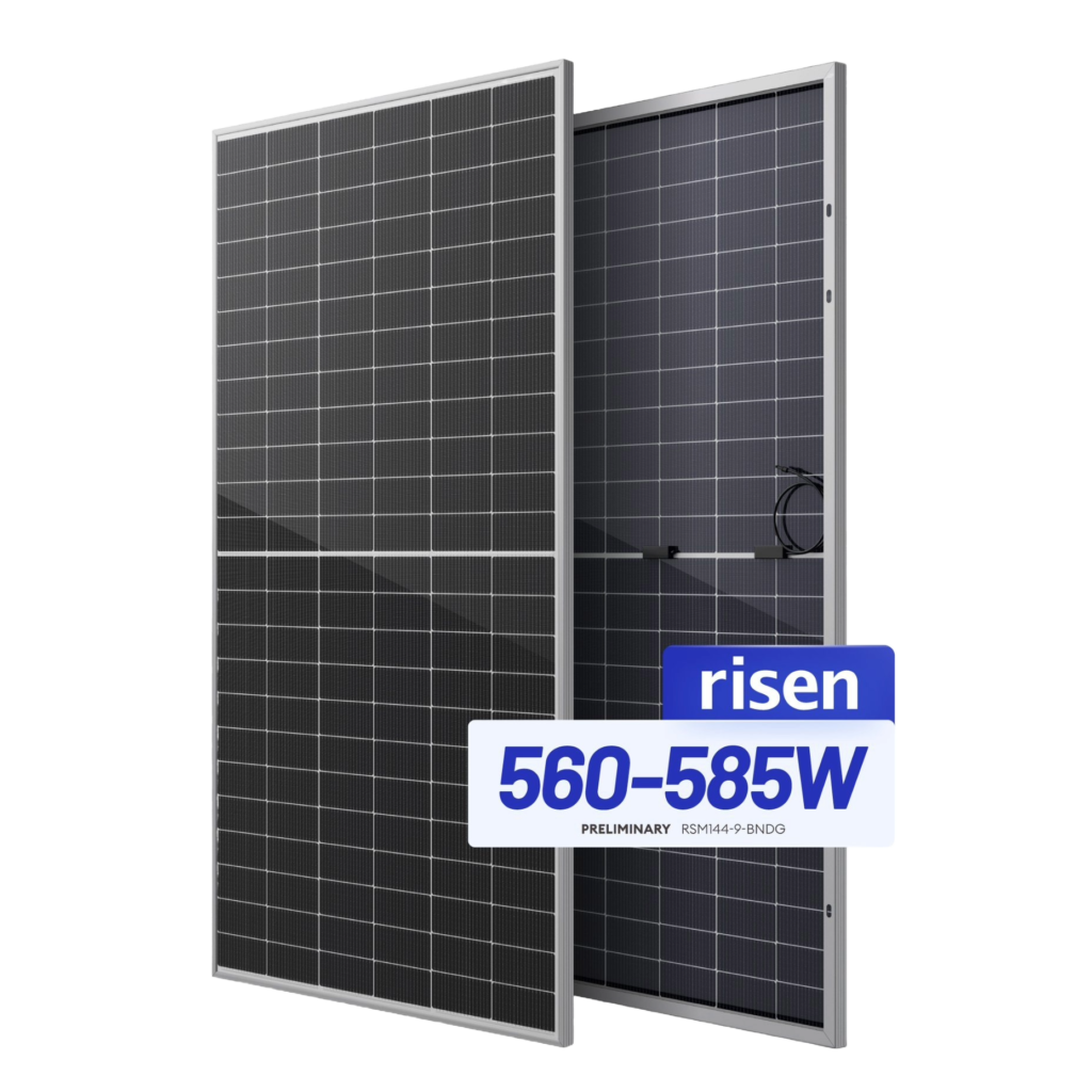 RISEN SOLAR N-type TOPCon 615Wp BIFACIAL Solar Panel RSM144-10-590 ...